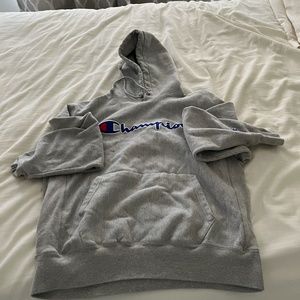 Champion Reverse Weave Grey Hoodie